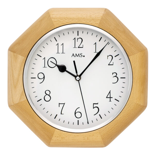 Nástenné rádiom riadené hodiny AMS 5512-18