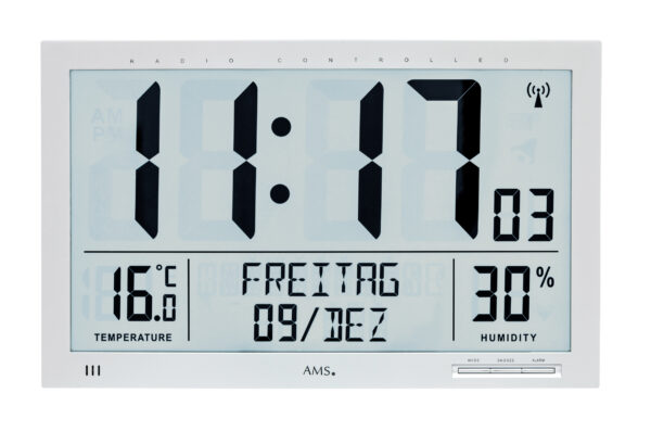 Digitálne rádiom riadené hodiny AMS 5888